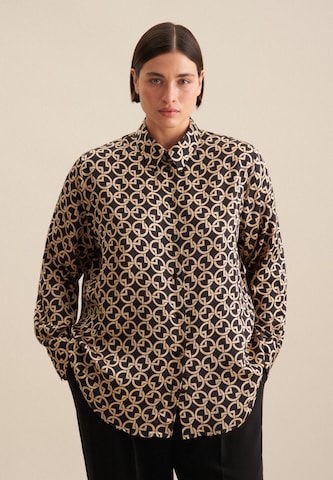 Chemisier 'Rose' SEIDENSTICKER en beige : devant