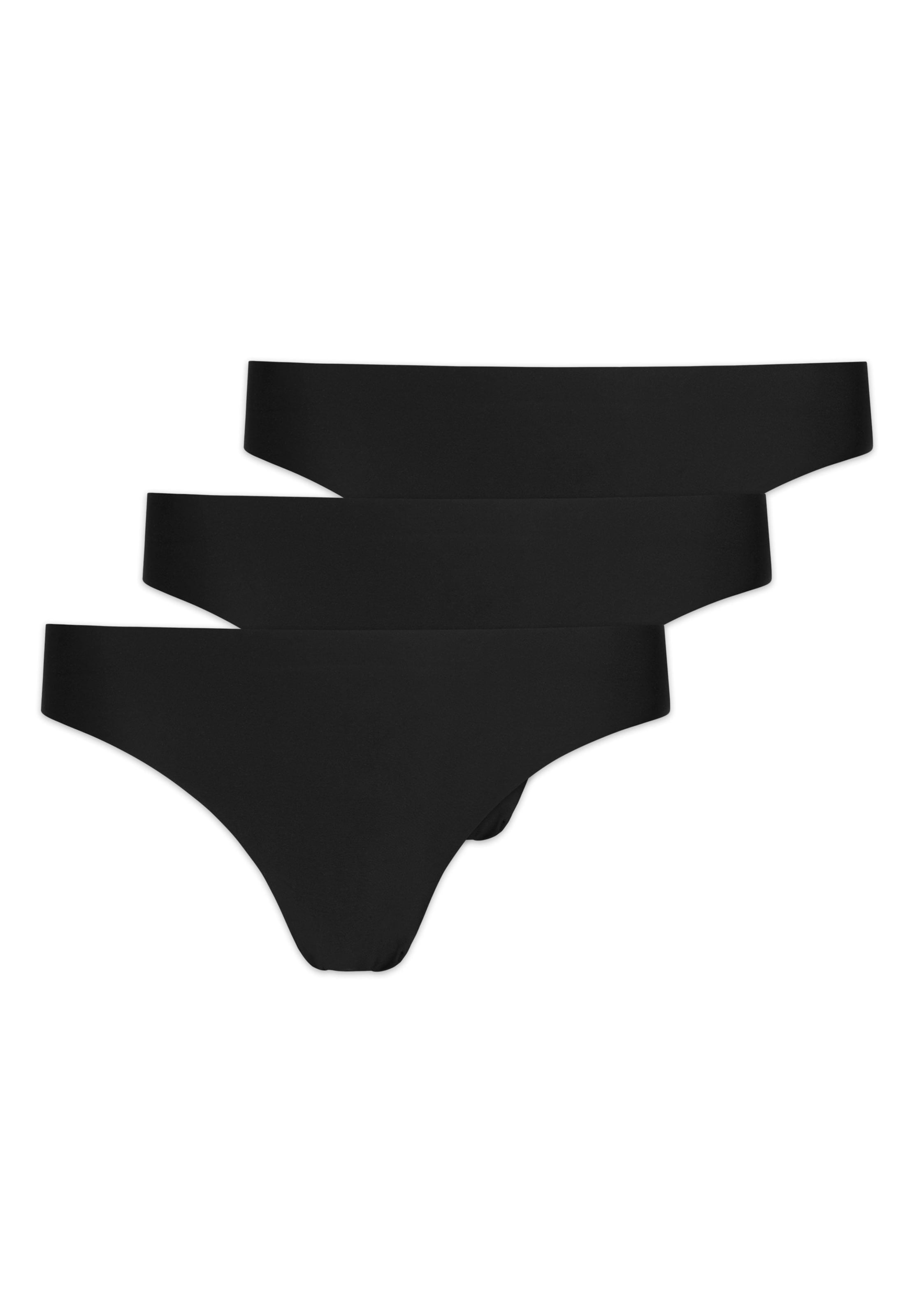 SNOCKS Tanga – černá: přední strana