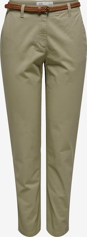 JDY Slim fit Chino Pants 'CHICAGO' in Green: front