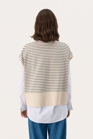 Part Two Gebreide bodywarmer 'NatayaPW' in Beige