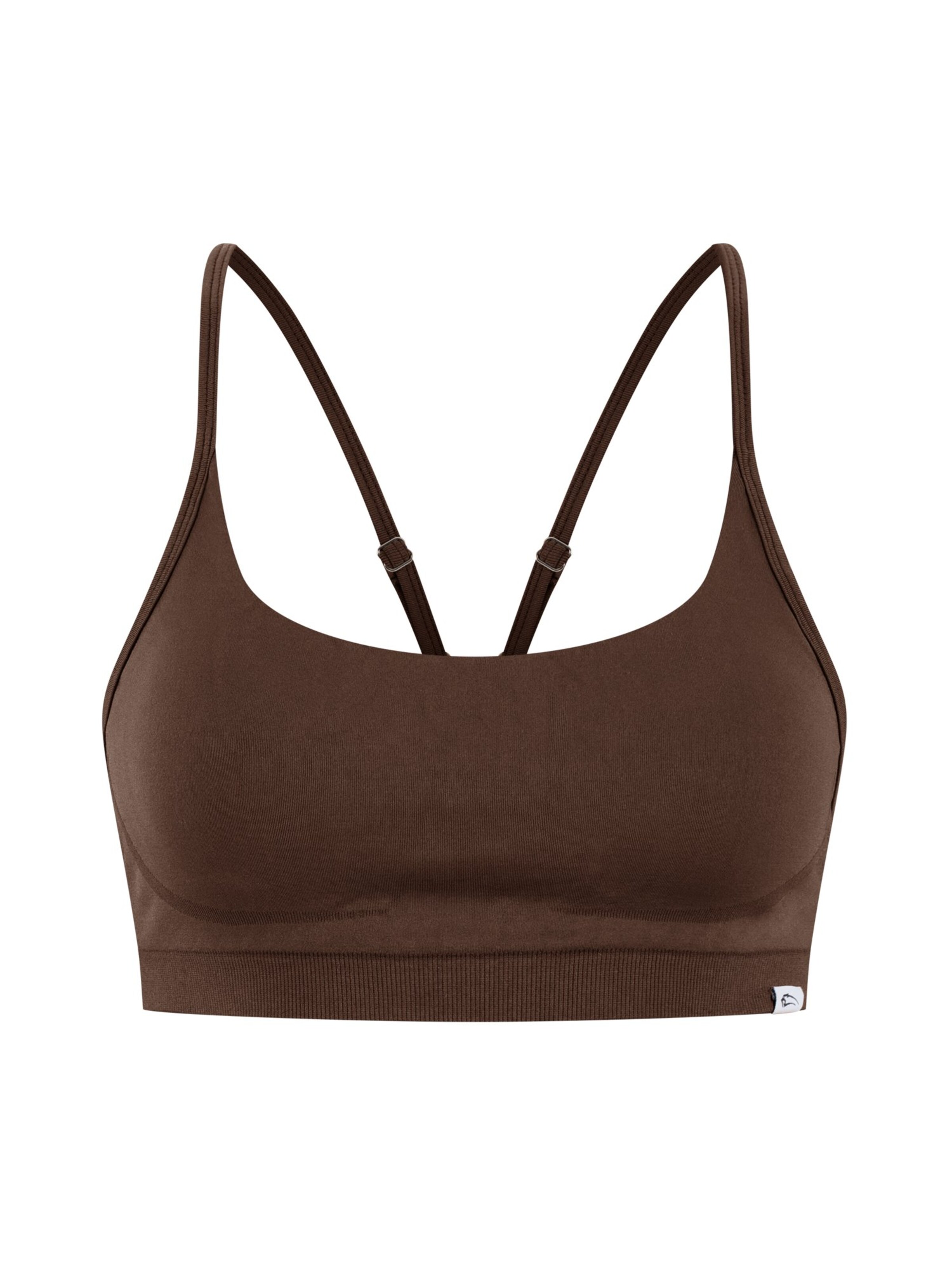 Haut de sport Smilodox en marron : devant