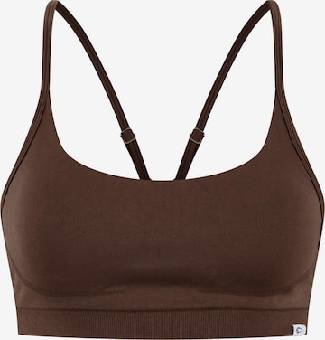 Haut de sport Smilodox en marron : devant