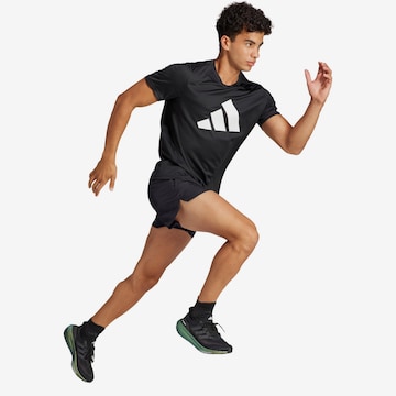 ADIDAS PERFORMANCE - Camiseta funcional 'RUN IT' en negro