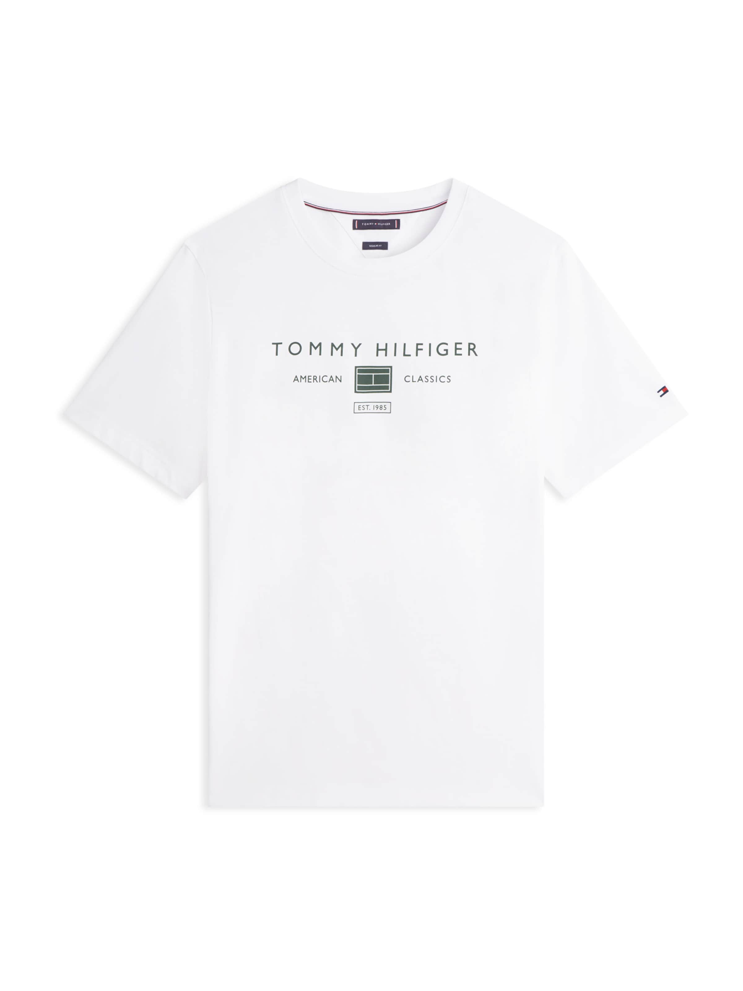 TOMMY HILFIGER Shirt 'BRAND LOVE' in White: front