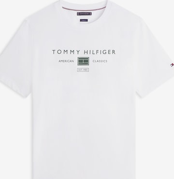 TOMMY HILFIGER Shirt 'BRAND LOVE' in White: front