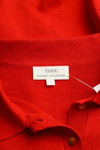 Yerse Baumwoll-Pullover S in Rot