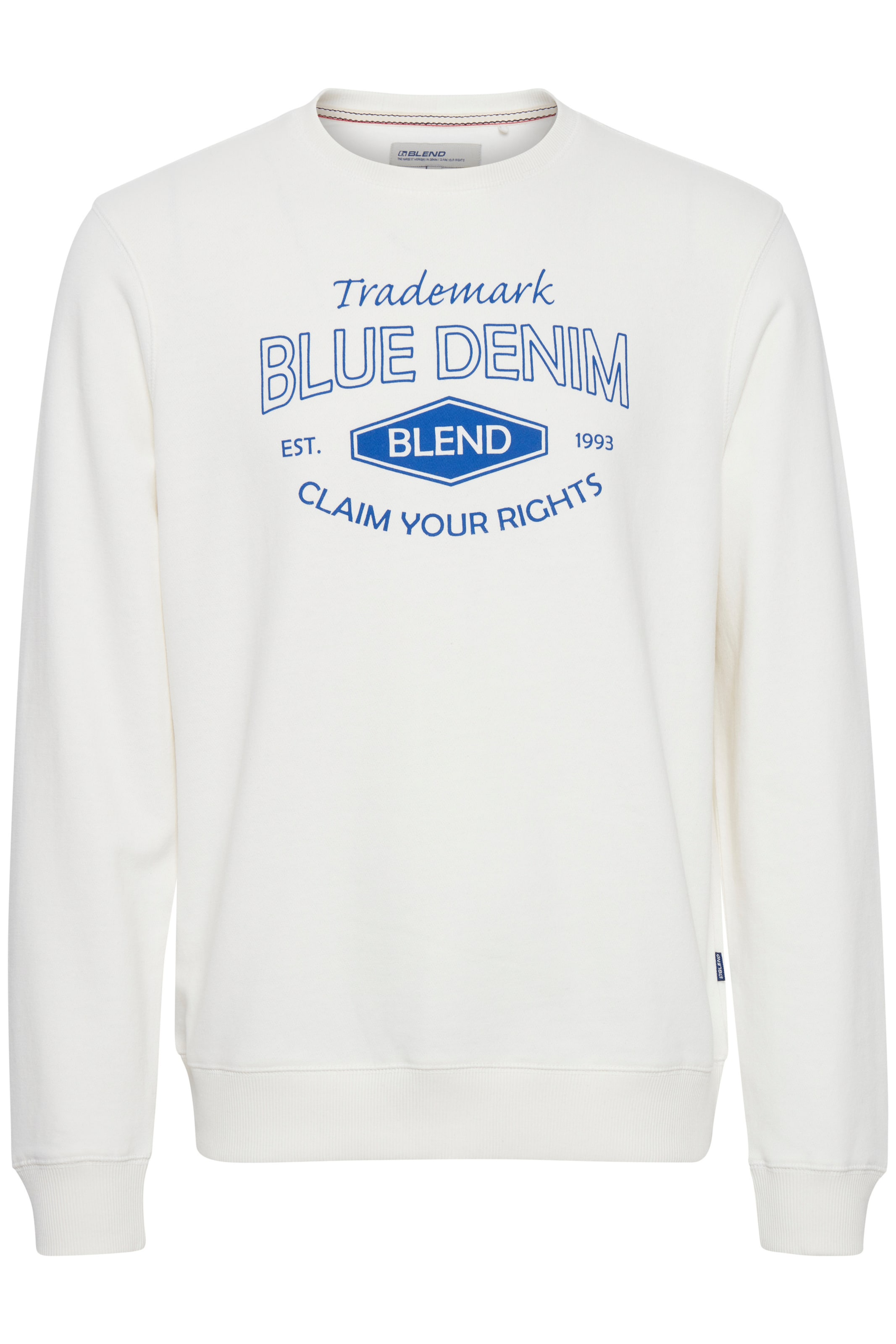 BLEND Sweatshirt in Wit: voorkant