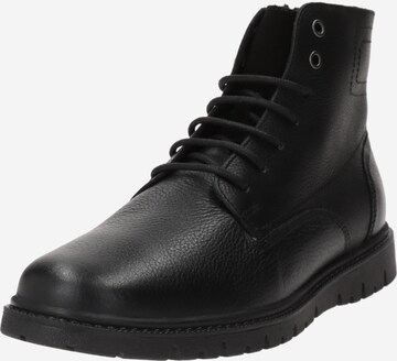 GEOX Lace-Up Boots 'GHIACCIAIO' in Black: front