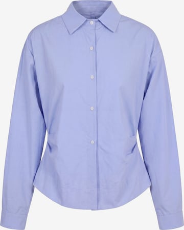 faina - Blusa en azul: frente