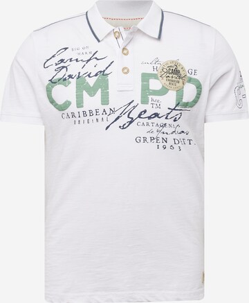 CAMP DAVID - Camisa em branco: frente