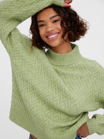 VERO MODA Sweter w kolorze zielony