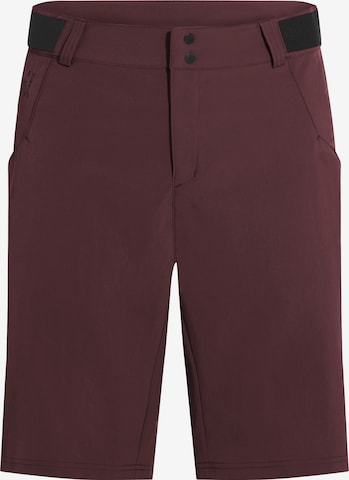 VAUDE Outdoor Pants 'Loamer' in Brown: front