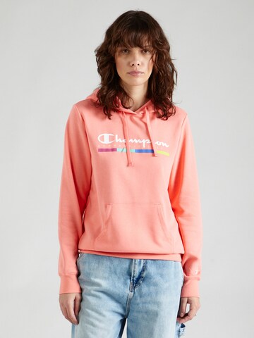 Champion Authentic Athletic Apparel - Sudadera en rosa: frente