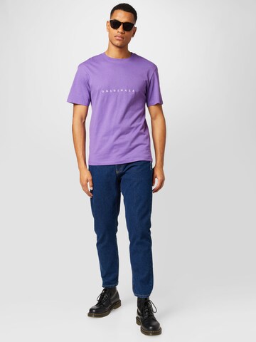 JACK & JONES Regularny krój Koszulka 'Copenhagen' w kolorze fioletowy
