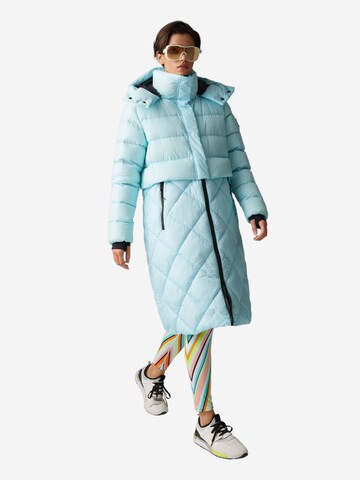 Bogner Fire + Ice Mantel 'Alba' in Blau: Vorderseite