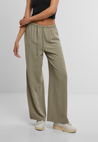 Wide Leg Pantalon Urban Classics en vert