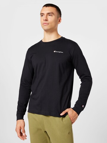 T-Shirt Champion Authentic Athletic Apparel en noir : devant