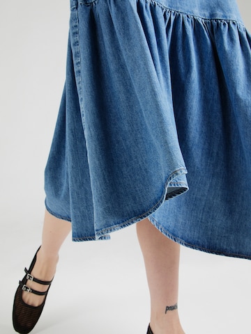 FRAME Jurk in Blauw