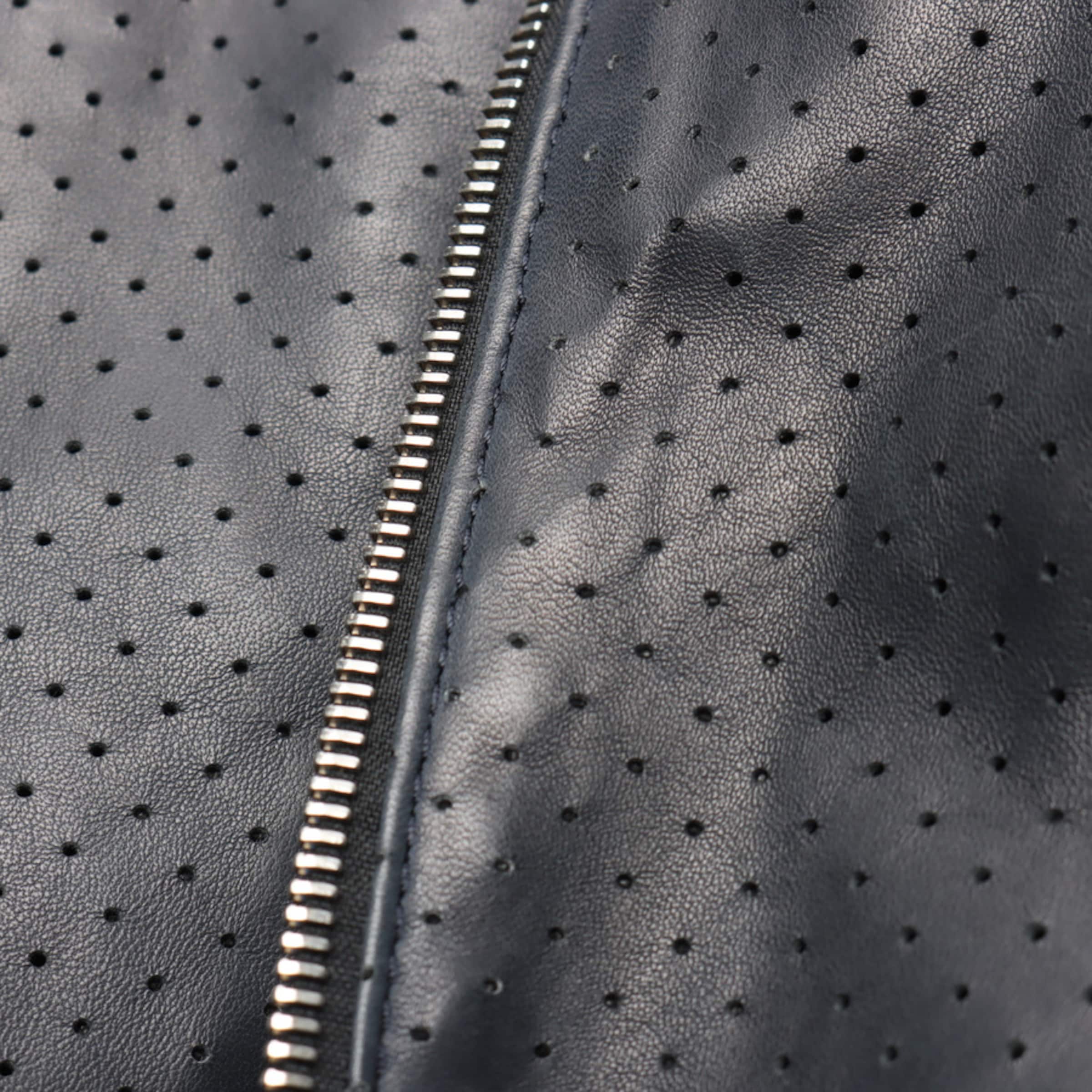 Tagliatore Lederjacke / Ledermantel M-L in Blau