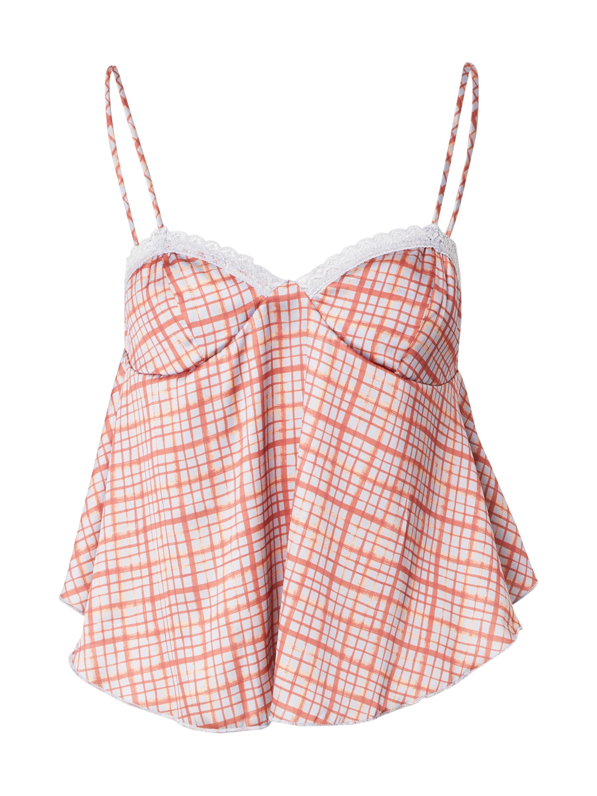 Free People Тениска за спане в бежово: отпред