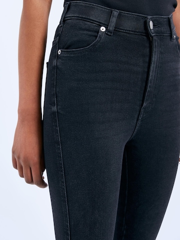 Dr. Denim Skinny Jeans 'Moxy High Flare' in Black