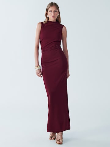 BWLDR Jurk 'Lana' in Rood: voorkant
