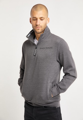 Bruno Banani Sweatshirt 'Palmer' in Grey: front