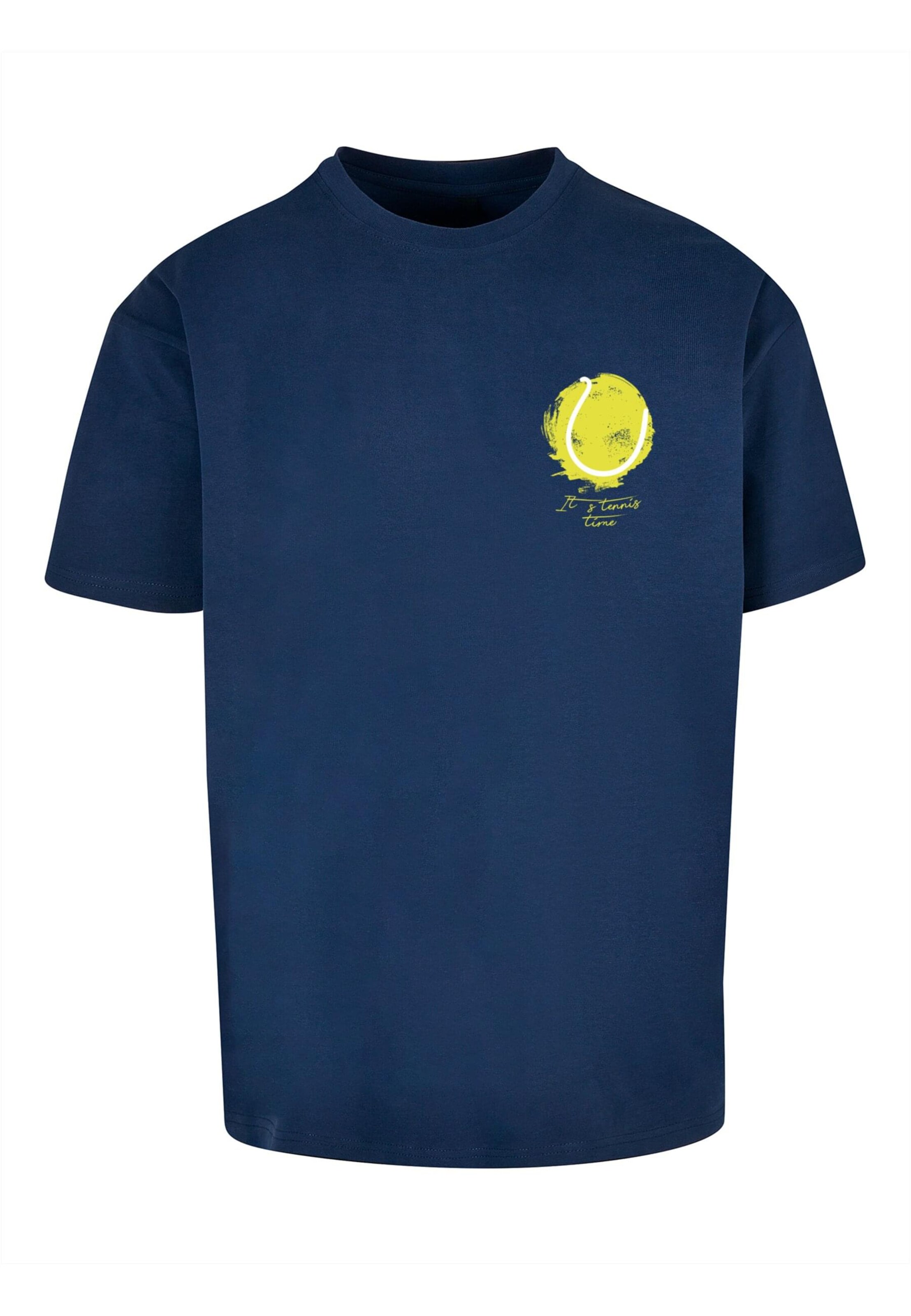 Merchcode Shirt 'Its Tennis Time' in Blue: front