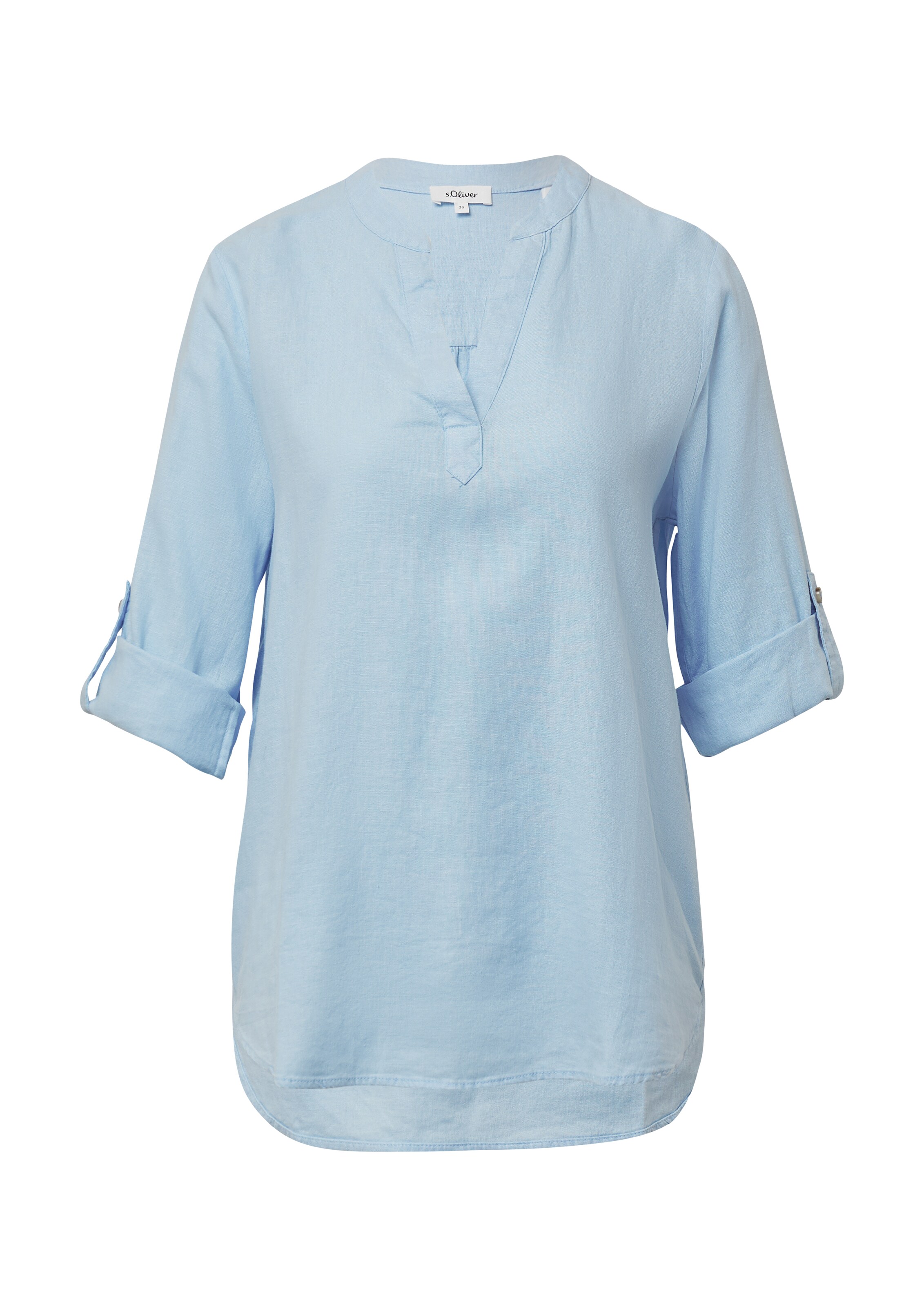 s.Oliver Blouse in Blauw: voorkant