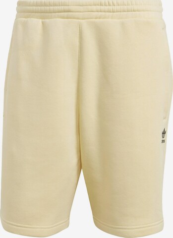 ADIDAS ORIGINALS Pants 'Trefoil Essentials' in Yellow: front