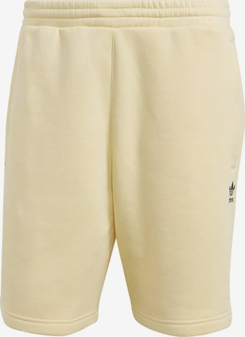 Regular Pantalon 'Trefoil Essentials' ADIDAS ORIGINALS en jaune : devant