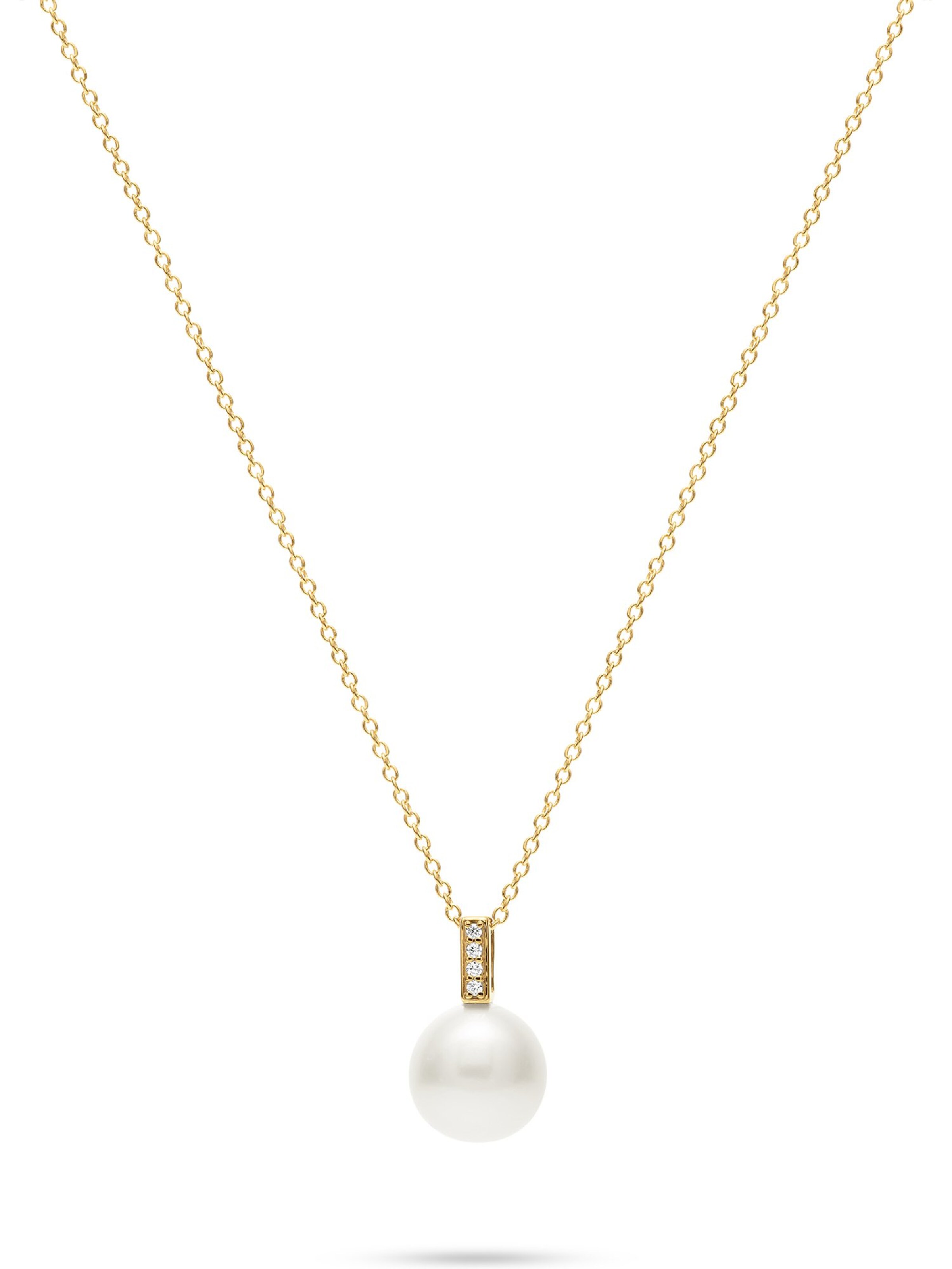 CHRIST Necklace in Gold: front