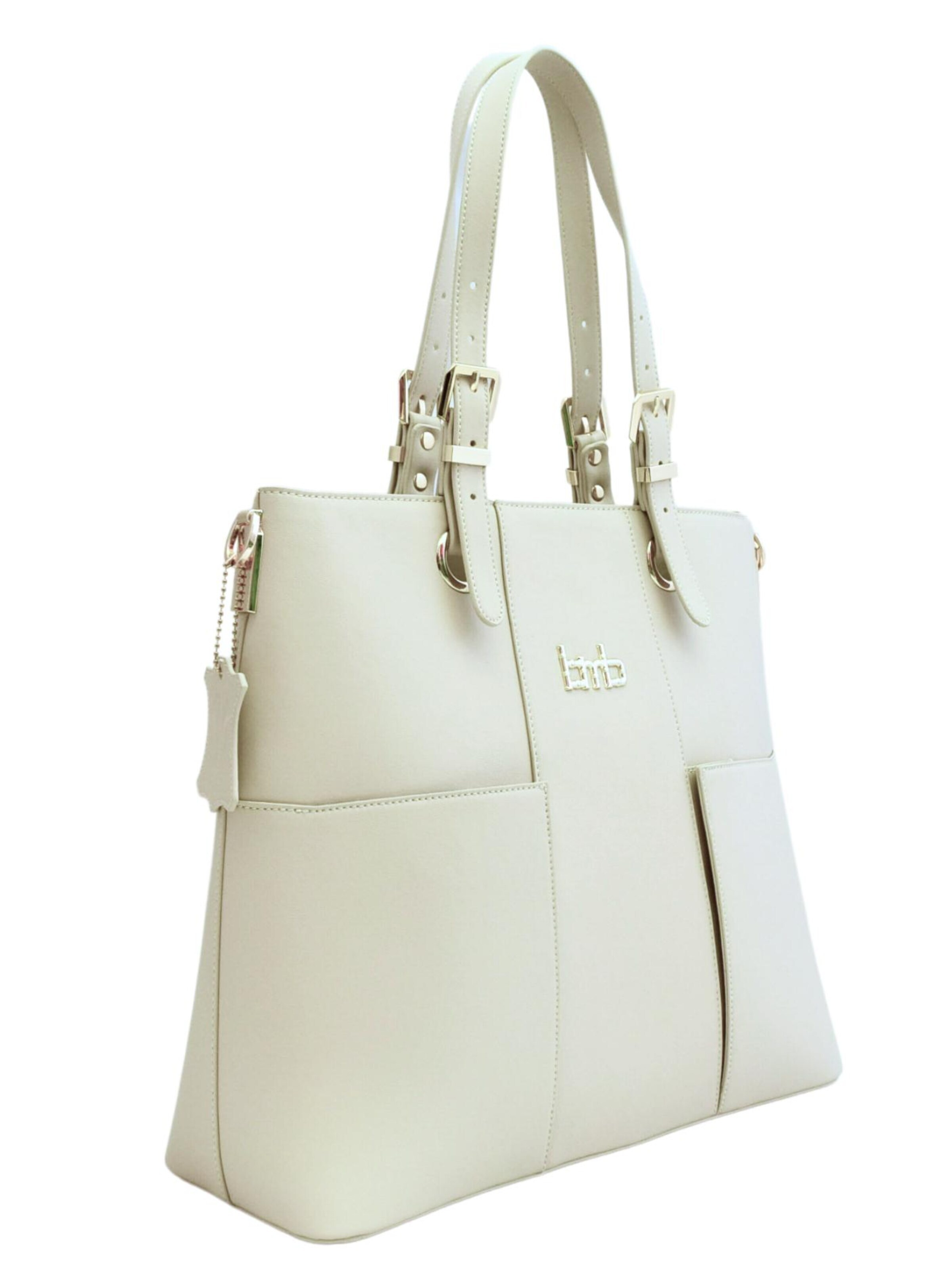 BMB BAGS Handbag 'Aundrey' in White