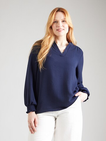 ONLY Carmakoma Bluse 'CARMETTA' in Blau: Vorderseite