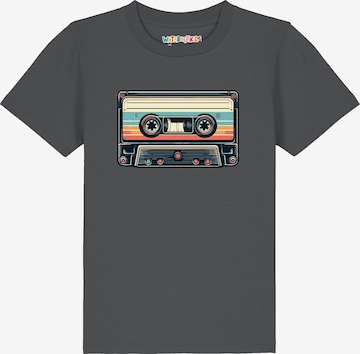 T-Shirt 'Kassette' watabout.kids en gris : devant