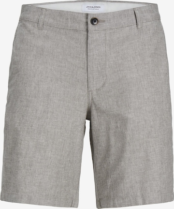 Regular Pantalon chino 'Dave' JACK & JONES en gris : devant