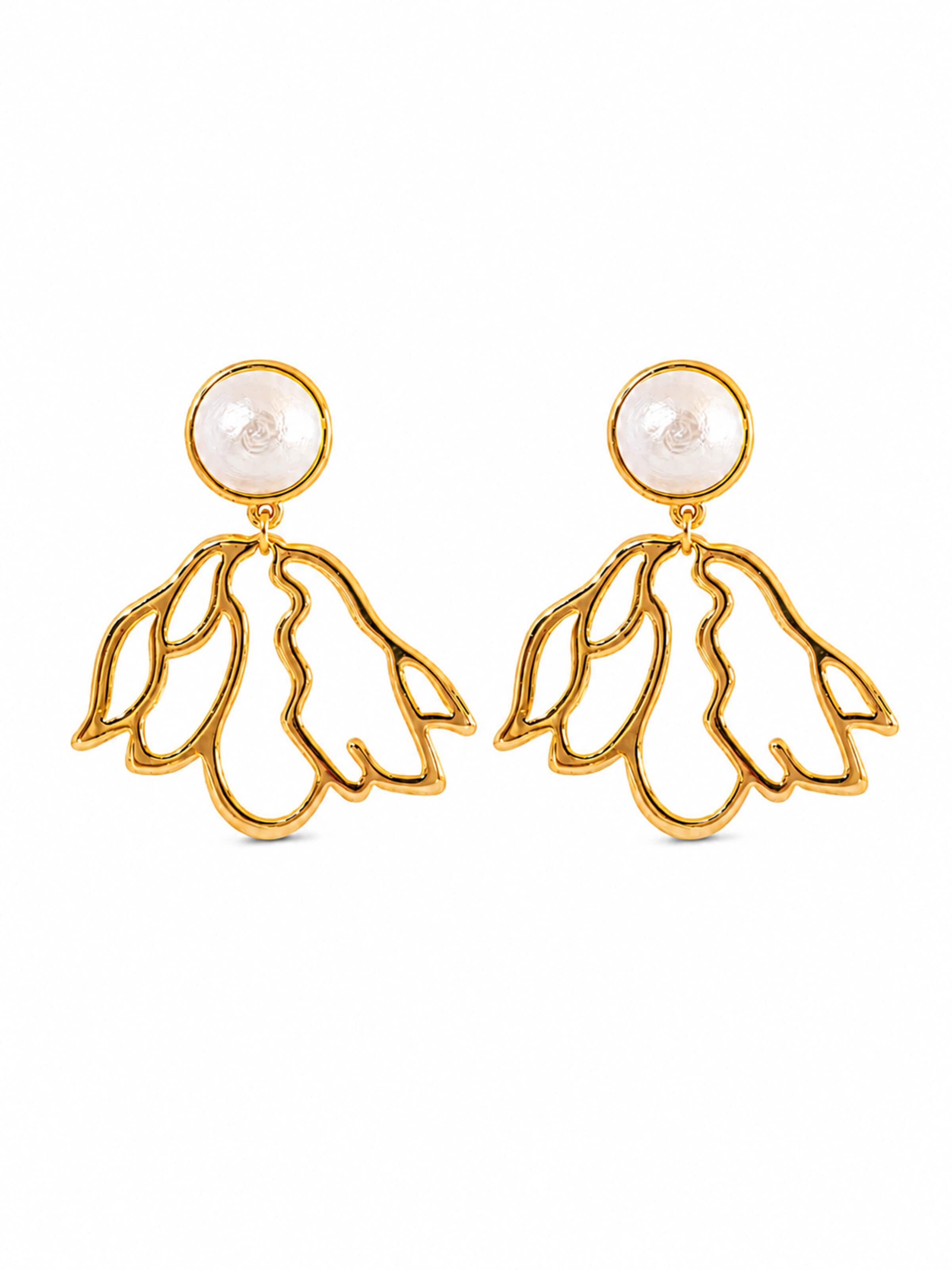 RteRme Ohrringe 'Dancer'‌‌‌‌‌‌‌‌‌‌ in Gold: Vorderseite