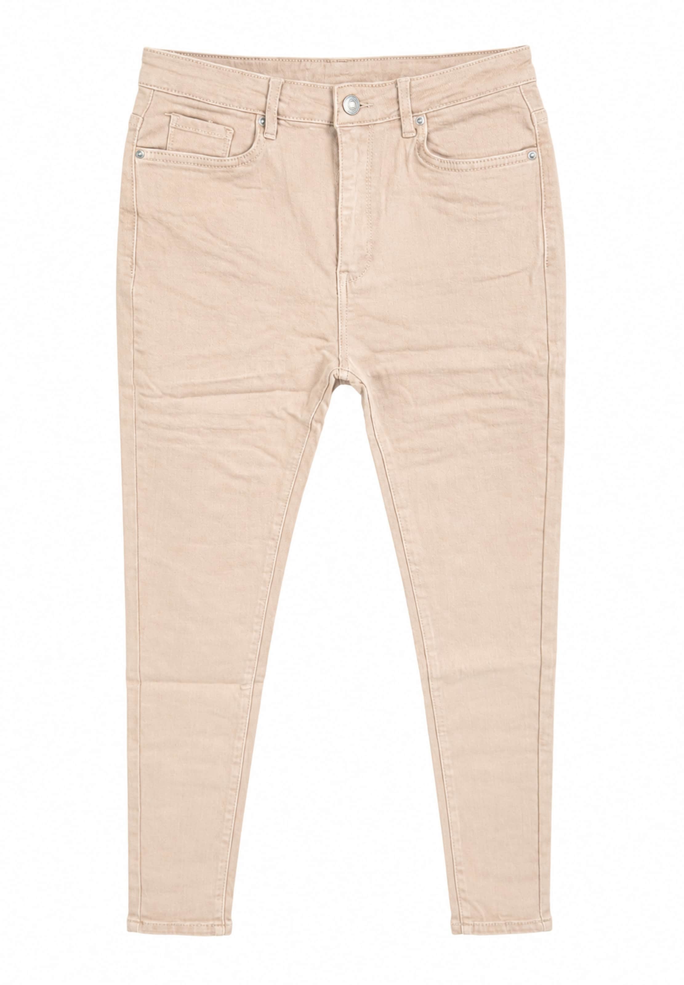 Jeans di Elara in beige: frontale