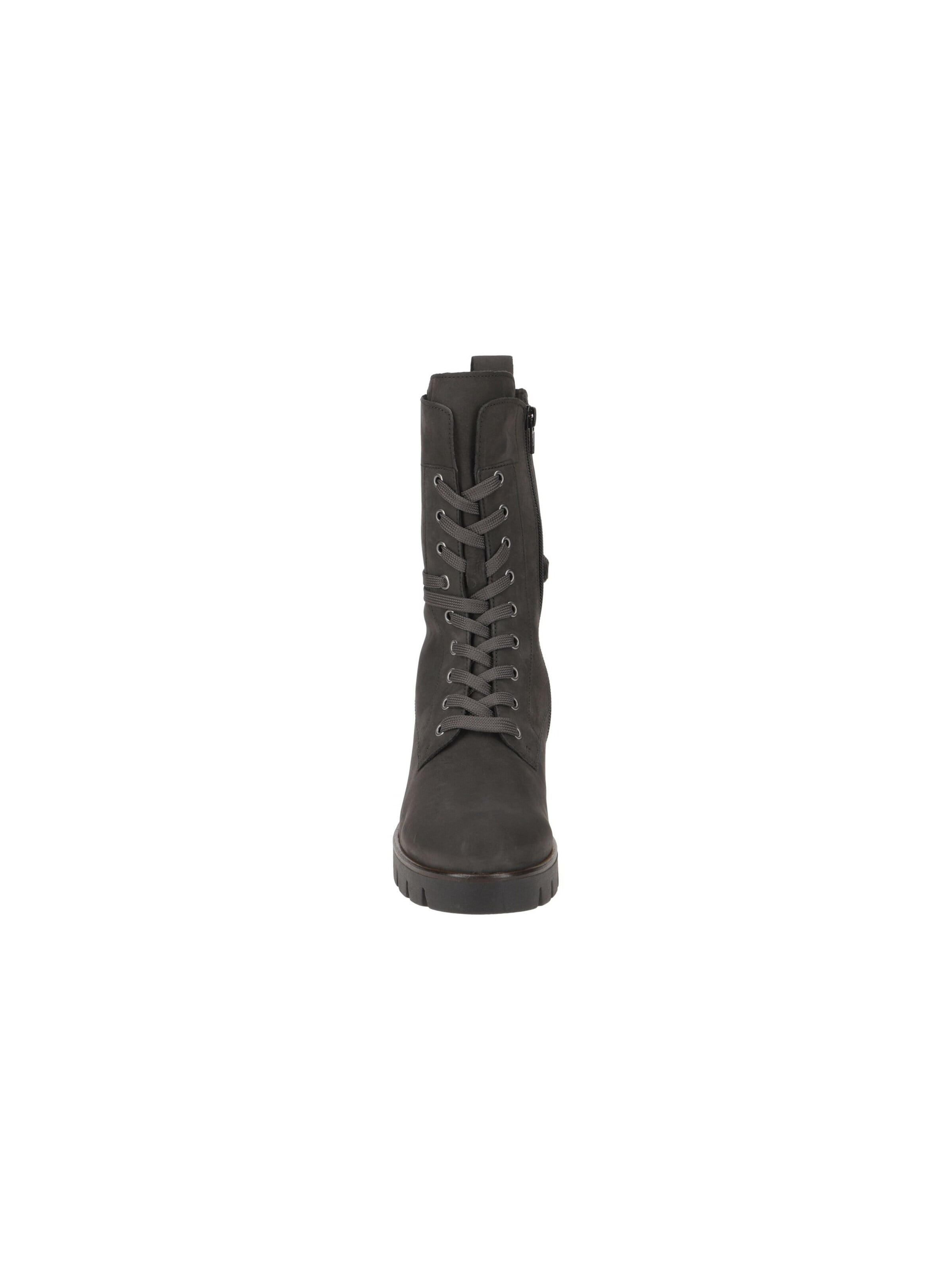 GABOR - Botas 'Gabor Fashion Stiefelette Lace Up Boots dunkelgrau 31.712.18' em cinzento