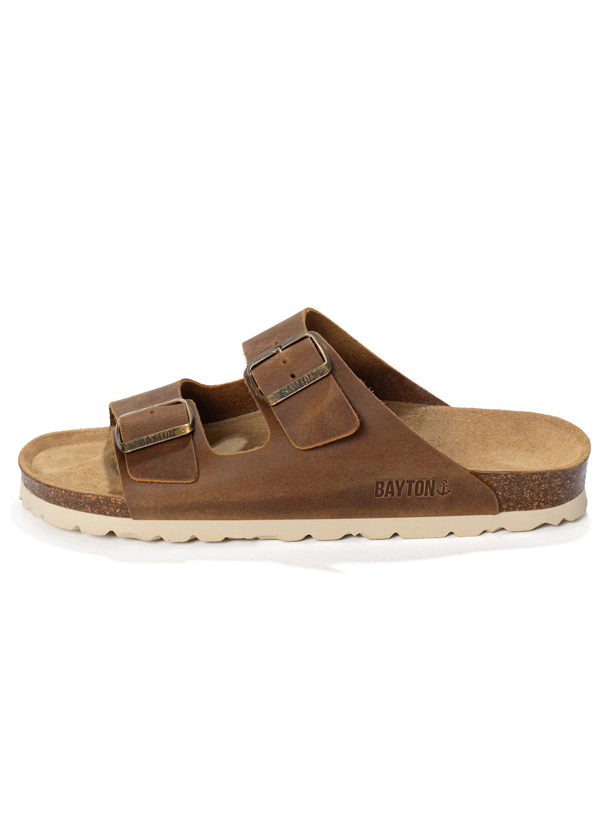 Bayton Mule 'Atlas' in Brown: front