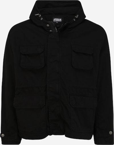 Urban Classics Big & Tall Veste mi-saison en noir, Vue avec produit