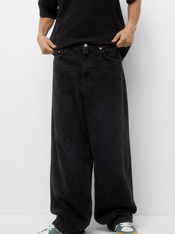 Pull&Bear Wide Leg Jeans i svart: forside