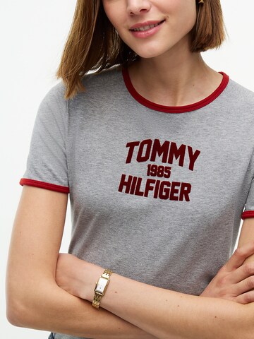 TOMMY HILFIGER Shirt 'Varsity' in Grey