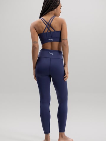 Hey Honey - Skinny Leggings 'Cropped' en azul