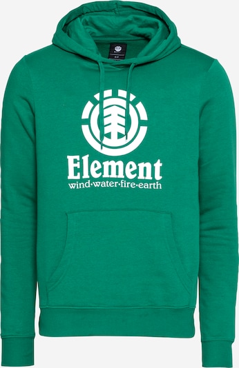 ELEMENT Sweater majica u zelena / bijela, Pregled proizvoda