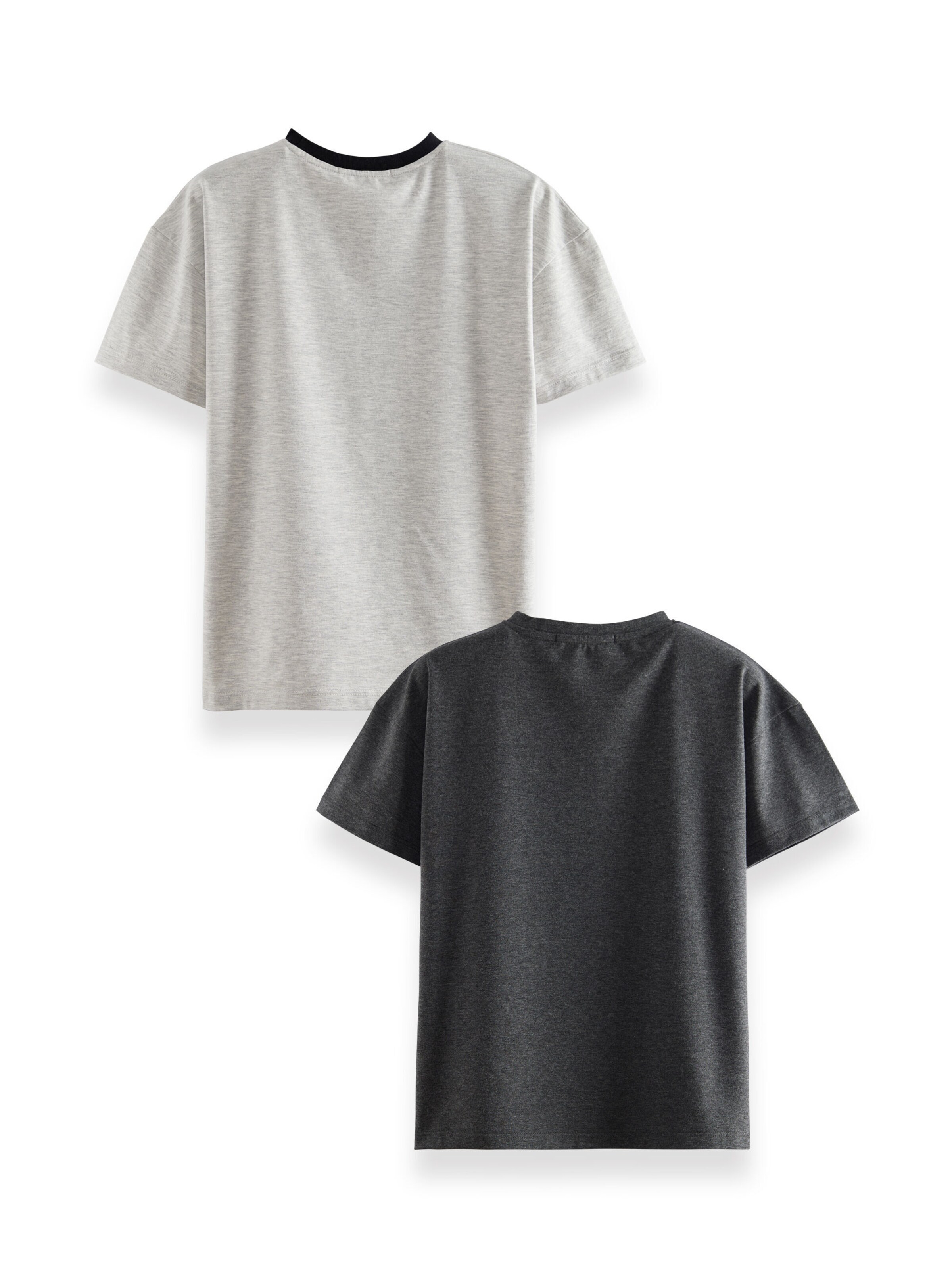 T-Shirt 'Just Smile' Denokids en gris