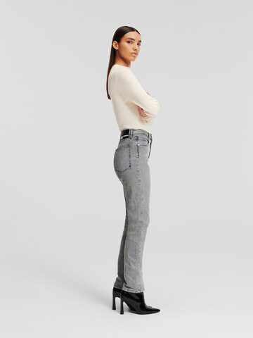 KARL LAGERFELD JEANS Tapered Jeans i grå