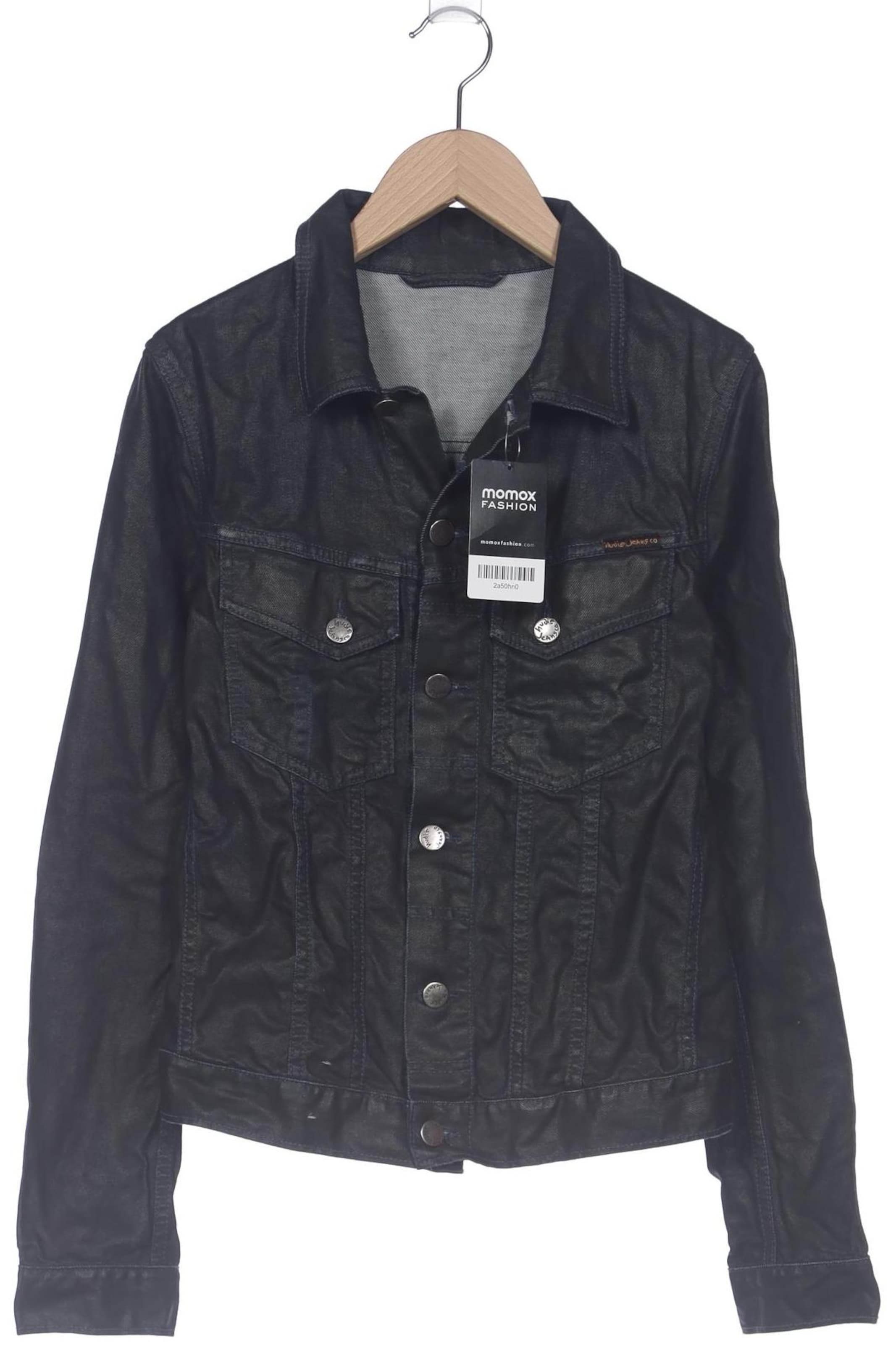 Nudie Jeans Co Jacket & Coat in XS in Black: front
