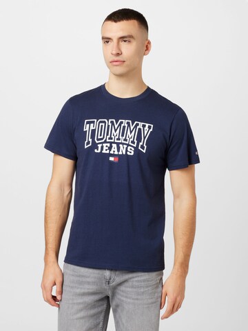 Tommy Jeans - Camisa em azul: frente