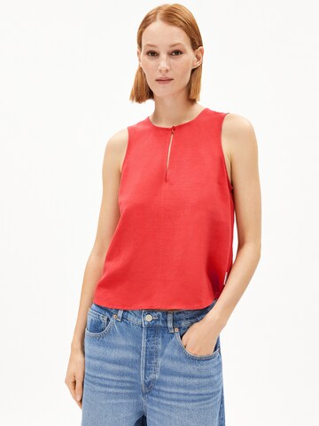 ARMEDANGELS Blouse in Oranje: voorkant